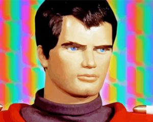 Vintage Captain Scarlet Paint by number
