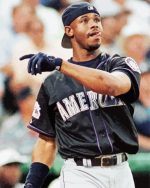 Vintage Ken Griffey Jr paint by numbers