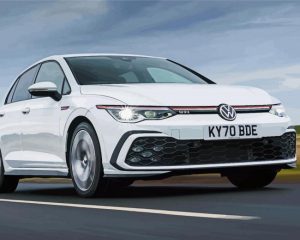 volkswagen Golf gti car paint by numbers