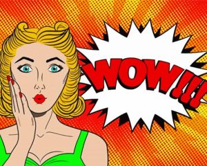 wow Pop girl paint by number