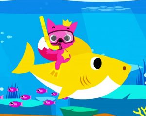 Yellow Shark And Merman paint by numbers