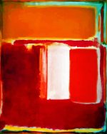 yellow cherry orange by Rothko paint by number