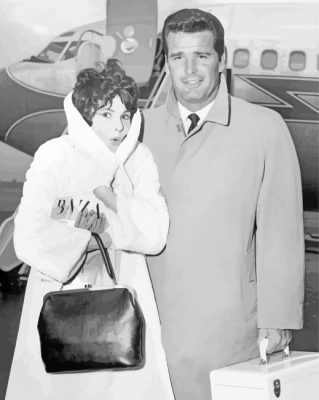 young James Garner paint by numbers