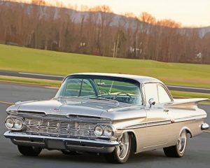 59 Chevy Impala Car paint by numbers
