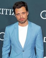 Actor Sebastian Stan paint by numbers