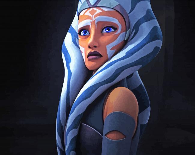 Ahsoka Tano paint by numbers
