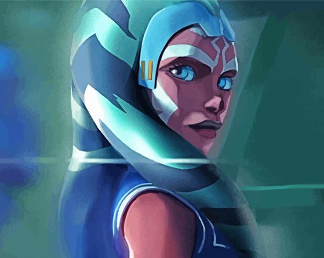 Ahsoka paint by numbers