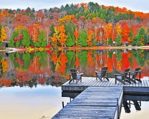 Algonquin provincial park paint by number