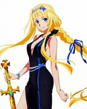 Alice Zuberg paint by numbers