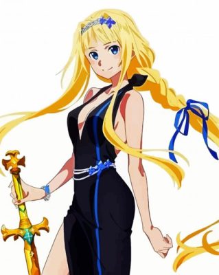 Alice Zuberg paint by numbers