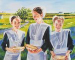 Amish Girls Paint by numbers