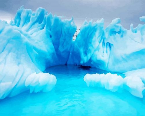 Antarctica Ice Paint by numbers