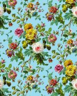 Antique Floral Art paint by numbers