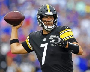 Ben roethlisberger american footballer paint by numbers