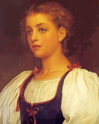 Biondina Fredric Fredric Leighton paint by numbers