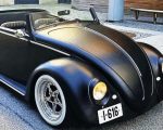 Black Vw Beetle Convertible paint by numbers
