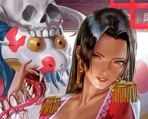 Boa Hancock character paint by numbers