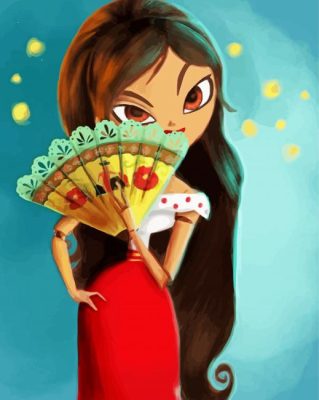 Book Of Life Maria Posada paint by numbers