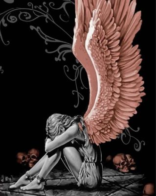 Broken angel paint by number