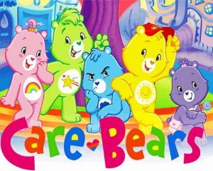 Care Bears Adventure paint by numbers