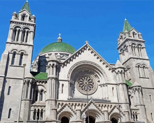 St Louis paint by number