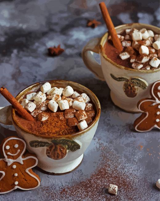 Classic Hot Chocolate paint by numbers