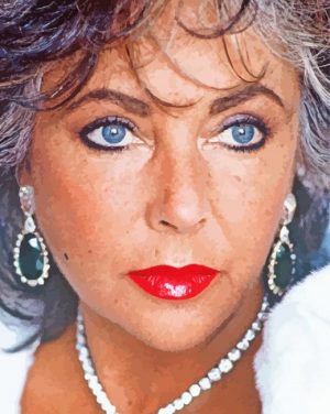 Elizabeth Taylor paint by numbers