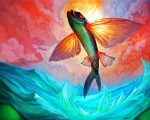 Fantasy Fly Fish paint by numbers