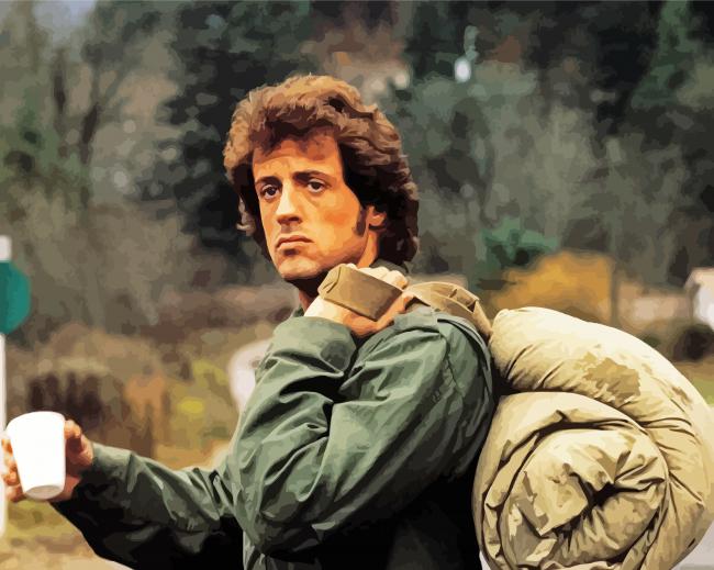 First Blood paint by numbers