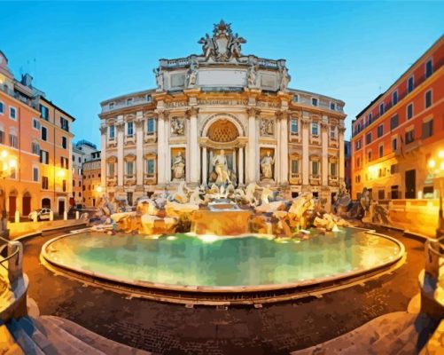 Fuente De Europe Nerja Paint by numbers