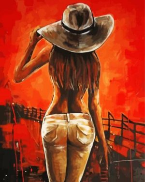 Guitar Girl Paint by numbers