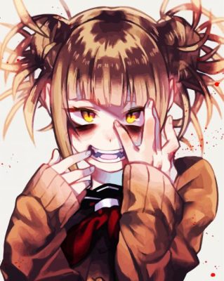 Himiko Toga Anime Girl paint by numbers