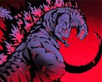 Illustration Shin Godzilla paint by numbers