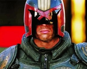 Judge Dredd paint by numbers