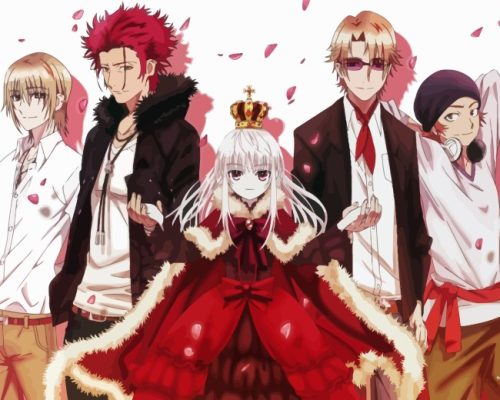 K Project Manga Anime paint by numbers