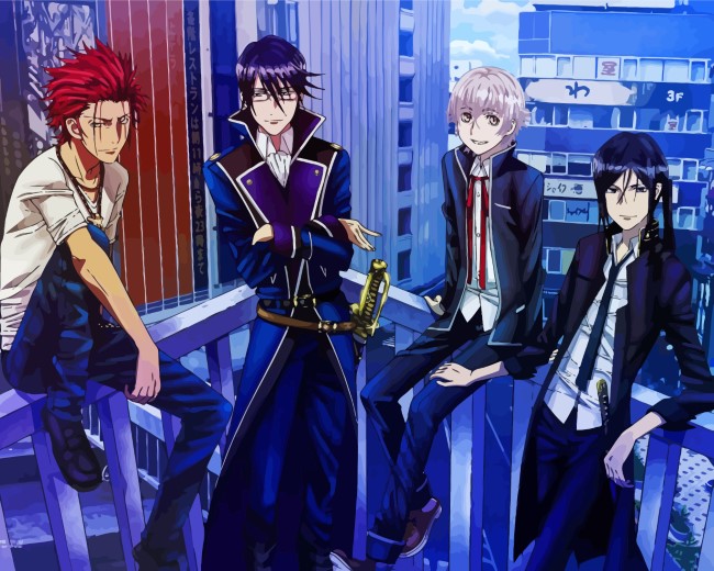 K Project Anime paint by numbers