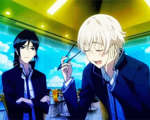 K Project Illustration paint by numbers