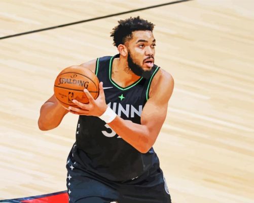 Karl Anthony Town Basketball Player paint by numbers