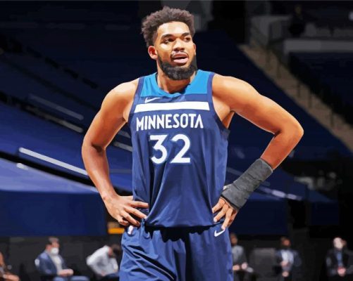 Karl Anthony Town Player paint by numbers