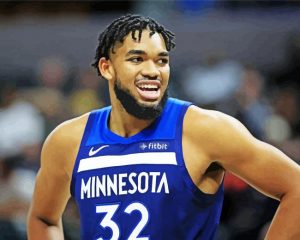 Karl Anthony Town paint by numbers