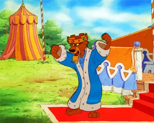King John Robin Hood paint by numbers