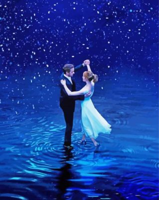 La La Land Illustration paint by numbers