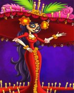 La Muerte Book Of Life paint by numbers