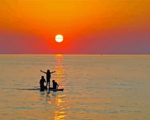 Lake Erie Sunset Paint By Number