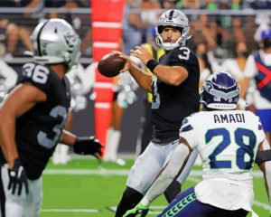 Las Vegas Raiders players paint by number