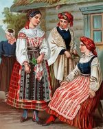 Lithuanian Women paint by numbers