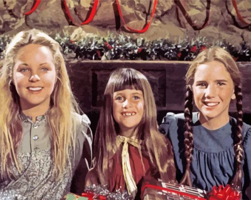 Little House On The Prairie Character paint by numbers
