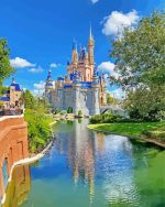 Magic Kingdom Park Florida paint by number