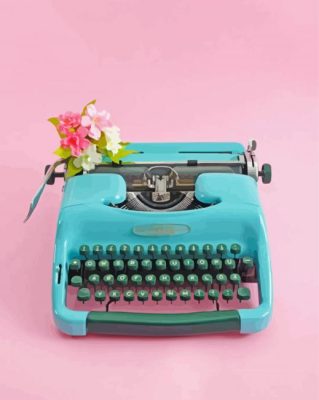 Manual Typewriter paint by numbers