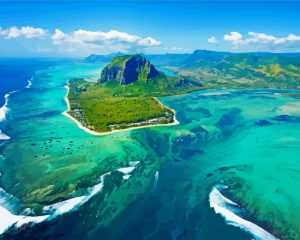 Mauritius East Africa paint by number